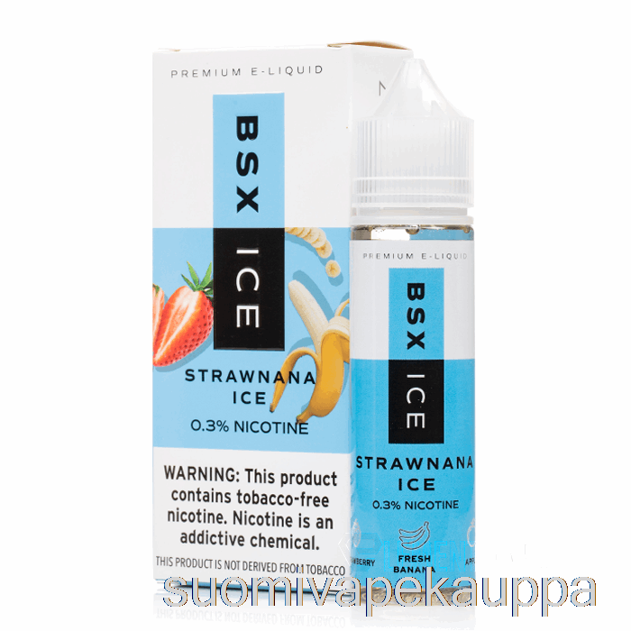 Vape Suomi Strawnana Ice - Bsx Ice - 60ml 6mg